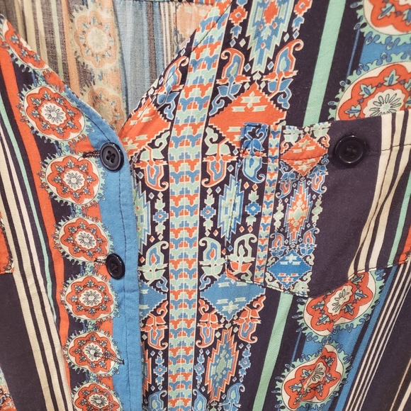 MIMI CHICA Vibrant Colourful multi-pattern romper - Picture 2 of 5